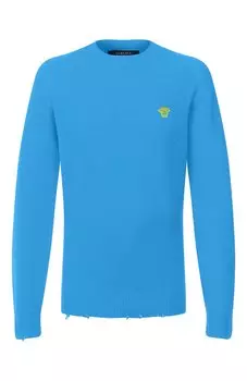 Свитер из шерсти и шелка Versace