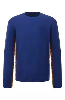 Свитер из шерсти и шелка Versace