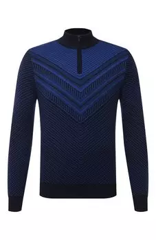 Свитер из шерсти и шелка Zilli Sport