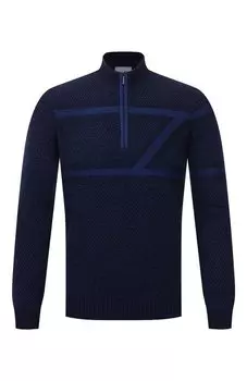 Свитер из шерсти и шелка Zilli Sport