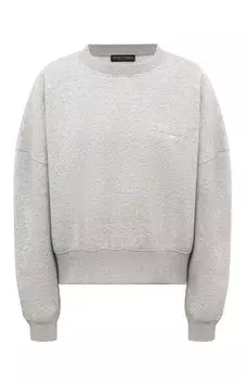 Хлопковый свитшот Emporio Armani