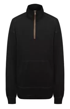 Свитшот из хлопка и шелка Brunello Cucinelli