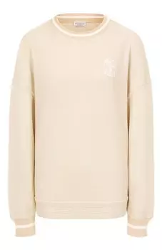 Свитшот из вискозы и хлопка Brunello Cucinelli
