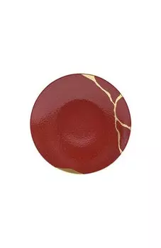 Тарелка салатная Kintsugi Rouge Empereur Bernardaud