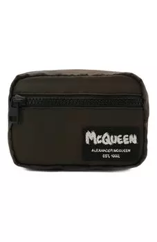 Текстильная борсетка Alexander McQueen
