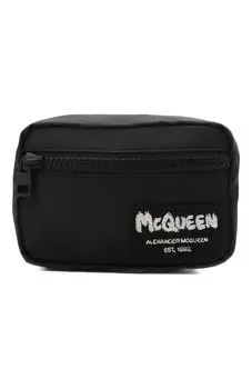 Текстильная борсетка Alexander McQueen