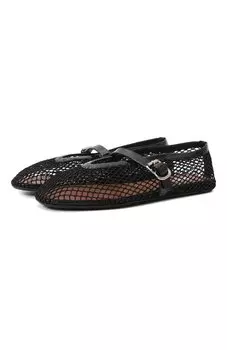 Текстильные балетки Alaia