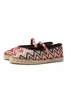 Текстильные балетки Missoni