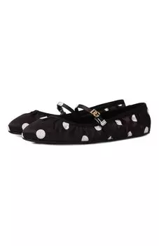 Текстильные балетки Odette Dolce & Gabbana