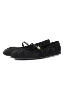 Текстильные балетки Vally Dolce & Gabbana