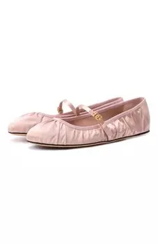 Текстильные балетки Vally Dolce & Gabbana