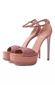 Текстильные босоножки Anastasia 130 Rene Caovilla