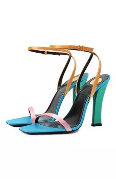 Текстильные босоножки Dominique Saint Laurent