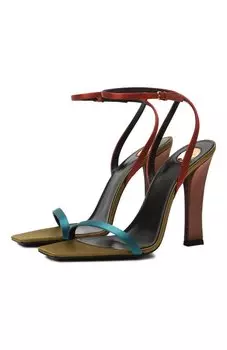 Текстильные босоножки Dominique Saint Laurent