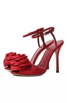 Текстильные босоножки Giambattista Valli