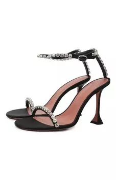 Текстильные босоножки Gigi 95 Amina Muaddi