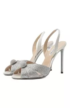 Текстильные босоножки Italian Flirt 105 Aquazzura