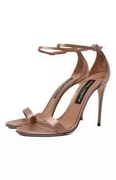 Текстильные босоножки Keira 105 Dolce & Gabbana