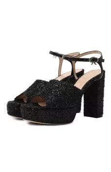 Текстильные босоножки Lumiere Nuit 115 Gianvito Rossi