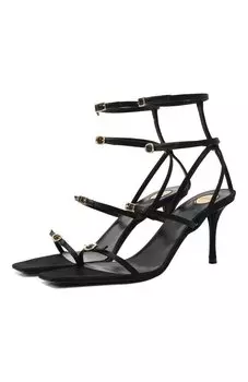 Текстильные босоножки Lydia 75 Saint Laurent