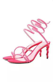 Текстильные босоножки Margot 80 Rene Caovilla