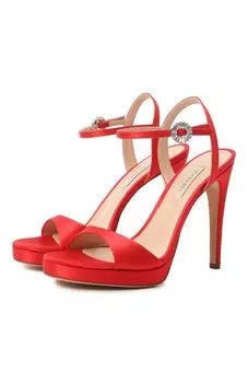 Текстильные босоножки Michelle Casadei