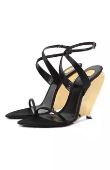 Текстильные босоножки Tallulah 110 Saint Laurent