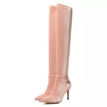 Текстильные ботфорты Gianvito Rossi