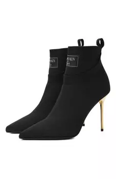 Текстильные ботильоны Crewneck Balmain