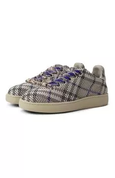 Текстильные кеды Box Burberry