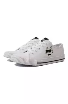Текстильные кеды Karl Lagerfeld Kids