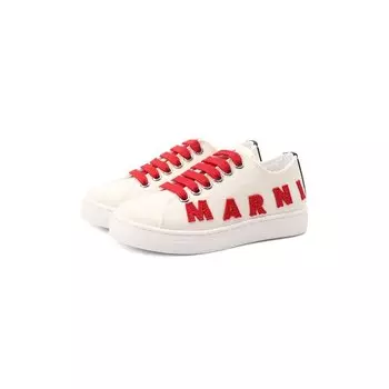 Текстильные кеды Marni