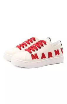 Текстильные кеды Marni