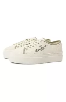 Текстильные кеды Santoni