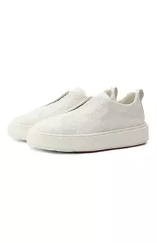 Текстильные кеды Santoni