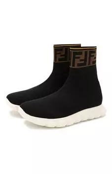 Текстильные кроссовки Fendi