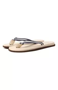 Комбинированные шлепанцы Brunello Cucinelli