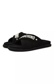 Текстильные шлепанцы Moschino