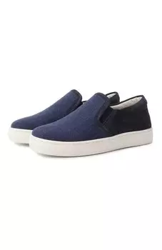 Текстильные слипоны Brunello Cucinelli