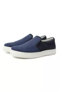 Текстильные слипоны Brunello Cucinelli