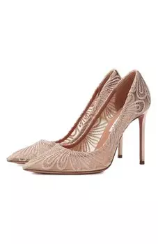 Текстильные туфли Chantilly 105 Aquazzura