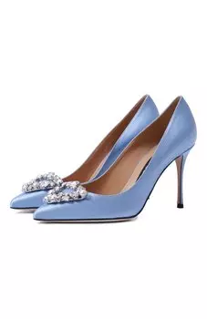 Текстильные туфли Godiva Precious 80 Sergio Rossi