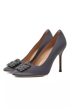 Текстильные туфли Hangisi 105 Manolo Blahnik