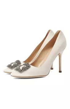 Текстильные туфли Hangisi 105 Manolo Blahnik