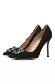 Текстильные туфли Hangisi 105 Manolo Blahnik