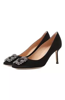 Текстильные туфли Hangisi 70 Manolo Blahnik