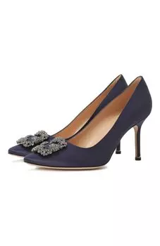 Текстильные туфли Hangisi 90 Manolo Blahnik