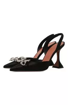 Текстильные туфли Sling 95 Amina Muaddi