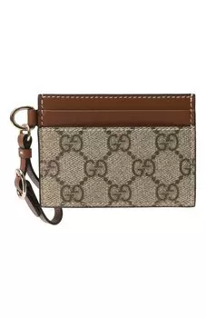 Текстильный футляр для кредитных карт Gucci