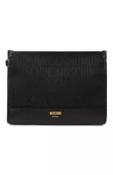 Текстильный клатч Moschino